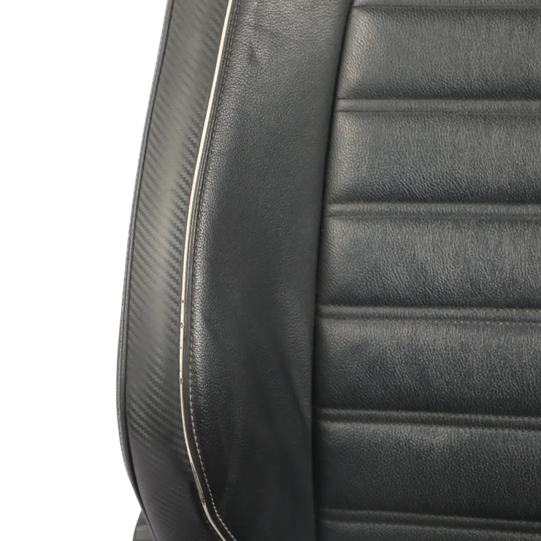 Volkswagen Scirocco Mk3 3 Door Front Seat Heated Fabric Black Ceramic Right O/S - SKU 1K8881806CP - Part number 1K8881806CP