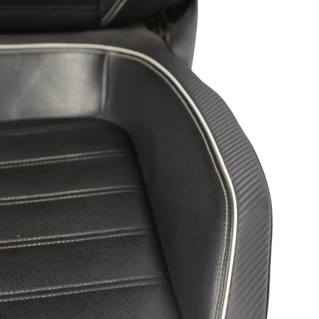 Volkswagen Scirocco Mk3 3 Door Front Seat Heated Fabric Black Ceramic Right O/S - SKU 1K8881806CP - Part number 1K8881806CP