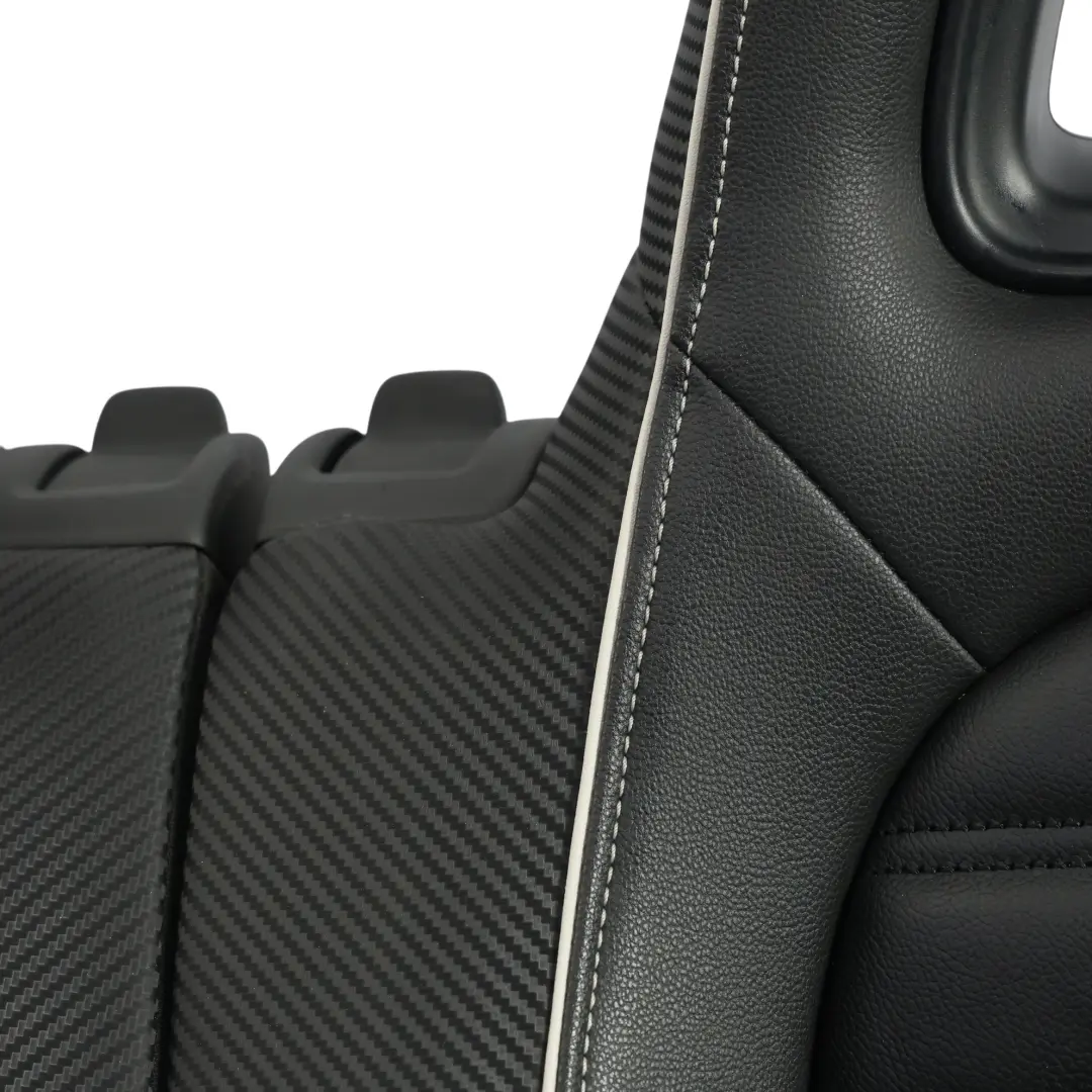 Backrest Cover Leather Fabric Black Ceramic to Volkswagen Scirocco III Rear Seat with Part number 1K8885805BN Volkswagen Scirocco III Rear Seat Backrest Cover Leather Fabric Black Ceramic - SKU 1K8885805BN - Part number 1K8885805BN