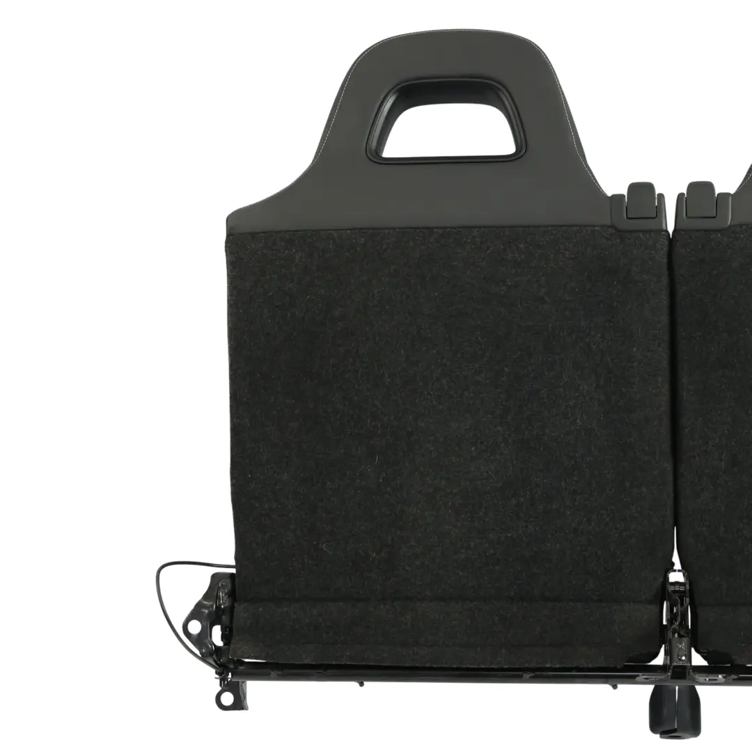 Volkswagen Scirocco III Rear Seat Backrest Cover Leather Fabric Black Ceramic - SKU 1K8885805BN - Part number 1K8885805BN