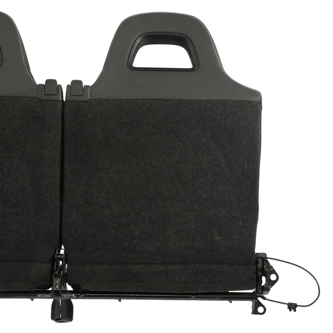 Volkswagen Scirocco III Rear Seat Backrest Cover Leather Fabric Black Ceramic - SKU 1K8885805BN - Part number 1K8885805BN