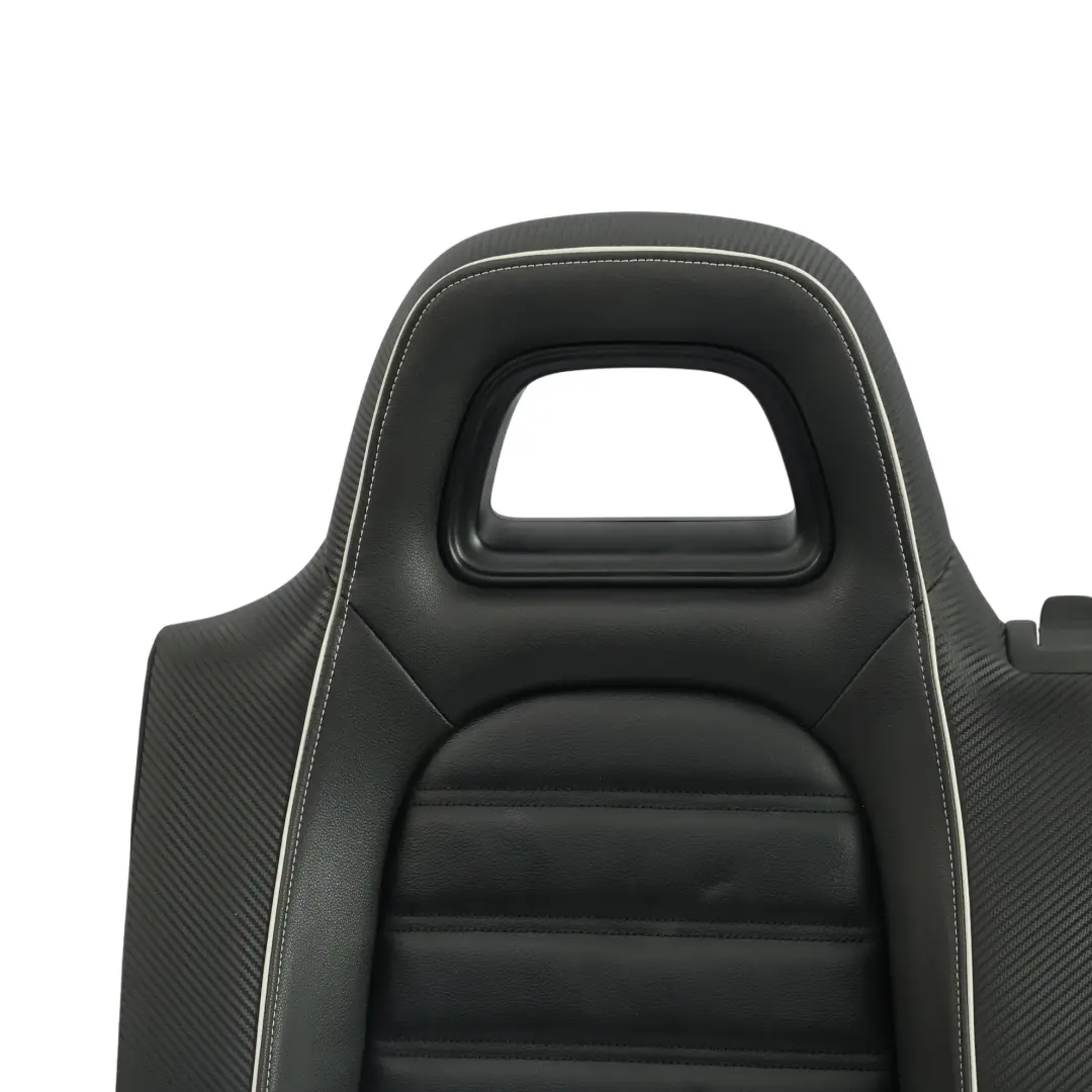 Backrest Cover Leather Fabric Black Ceramic to Volkswagen Scirocco III Rear Seat with Part number 1K8885805BN Volkswagen Scirocco III Rear Seat Backrest Cover Leather Fabric Black Ceramic - SKU 1K8885805BN - Part number 1K8885805BN