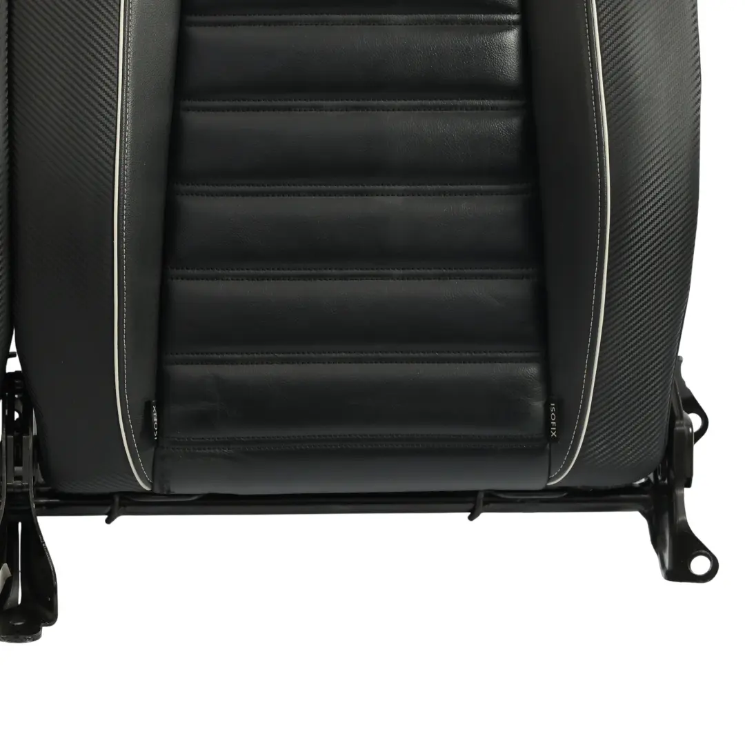 Volkswagen Scirocco III Rear Seat Backrest Cover Leather Fabric Black Ceramic - SKU 1K8885805BN - Part number 1K8885805BN