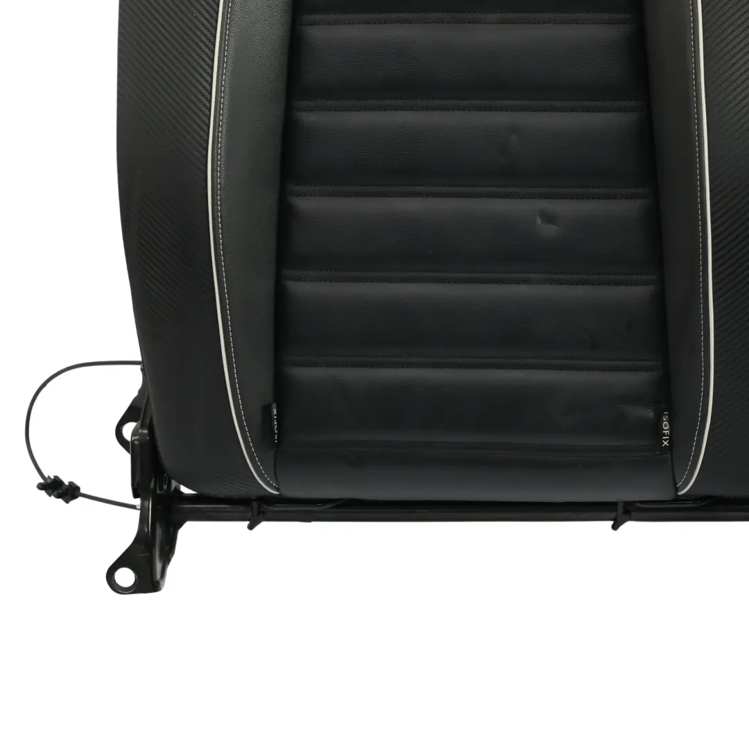 Volkswagen Scirocco III Rear Seat Backrest Cover Leather Fabric Black Ceramic - SKU 1K8885805BN - Part number 1K8885805BN