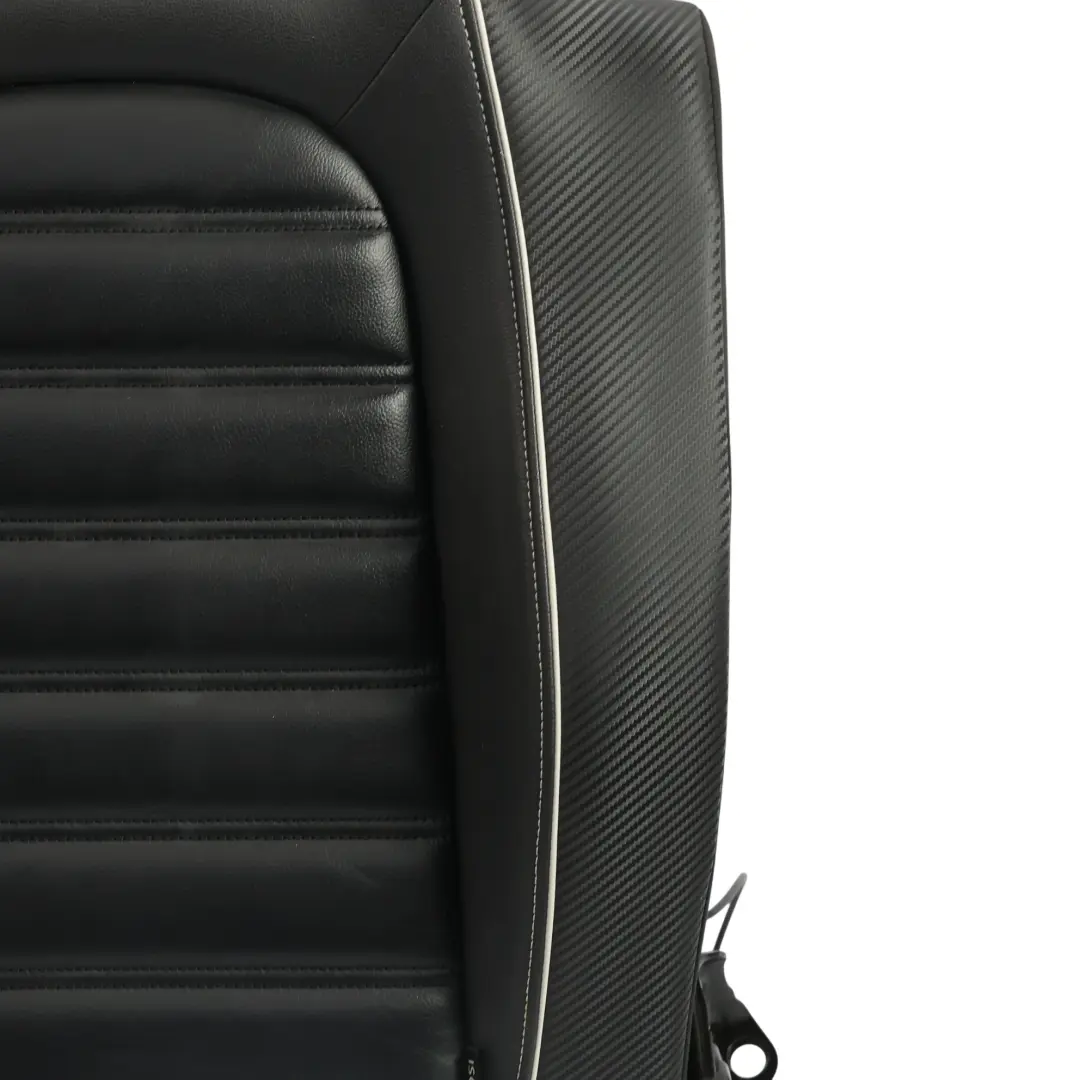Volkswagen Scirocco III Rear Seat Backrest Cover Leather Fabric Black Ceramic - SKU 1K8885805BN - Part number 1K8885805BN