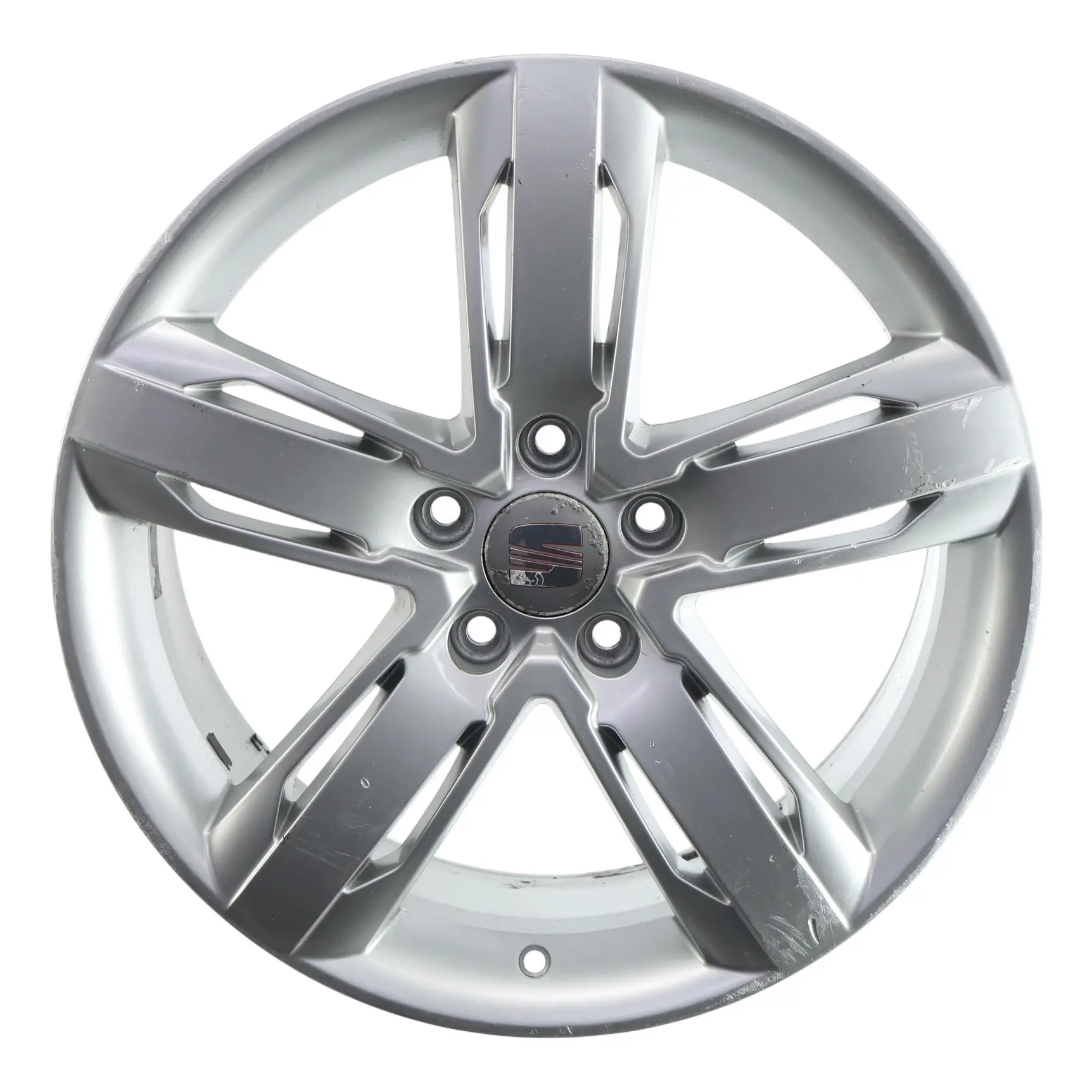 Seat Leon FR 1P Jante Alliage Argent 18" 7,5J ET:51 À Rayons Étoilés 1P0601025N
