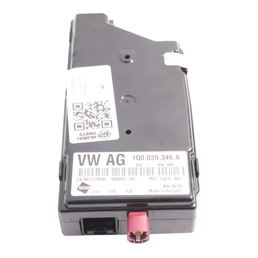 VW Sharan 7N USB AUX MMI Multimedia Plug Control Module Panel - SKU 1Q0035346A - Part number 1Q0035346A