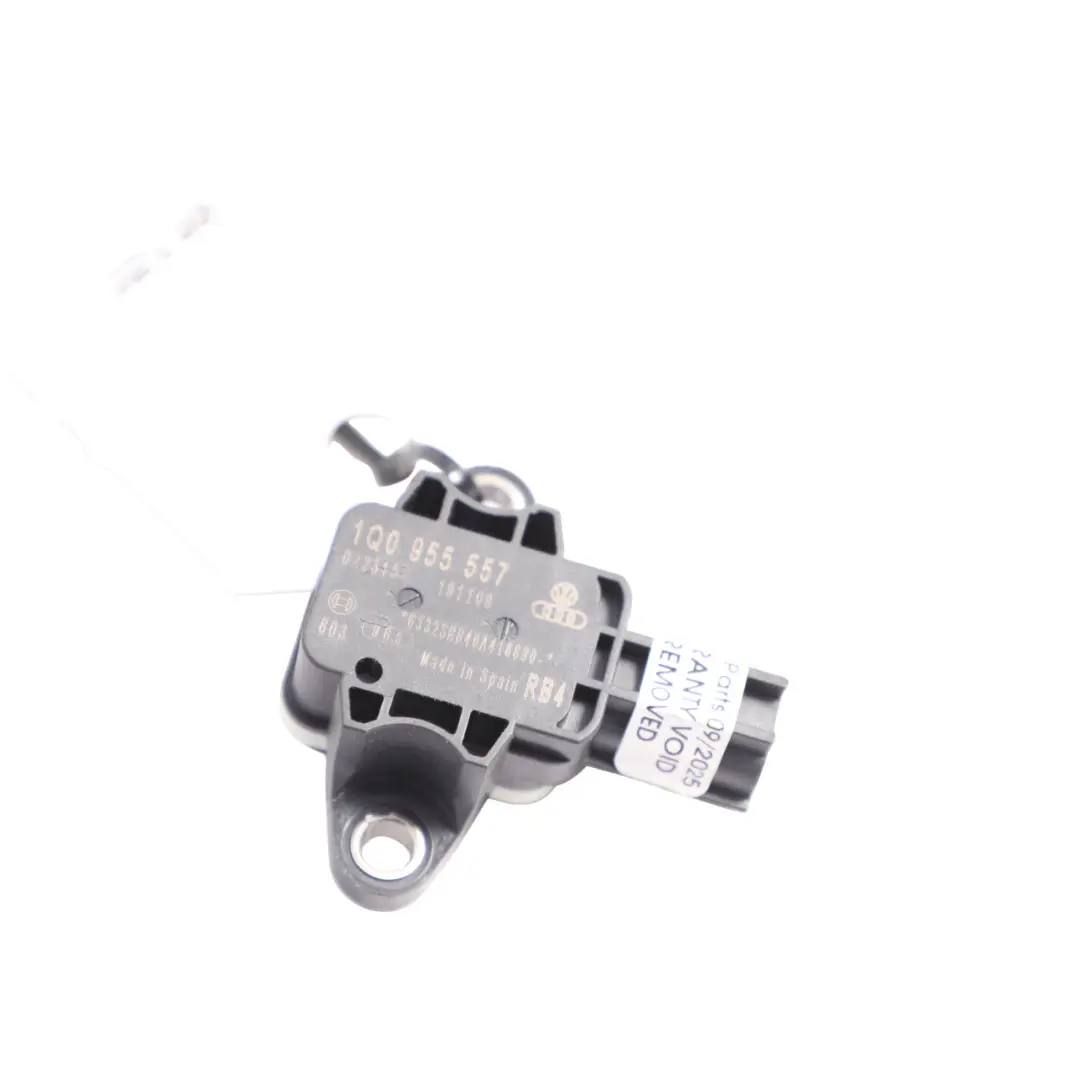 Volkswagen VW Polo 6R Capteur Impact Cas Collision Module Commande Air - SKU 1Q0955557 - Numéro de pièce 1Q0955557