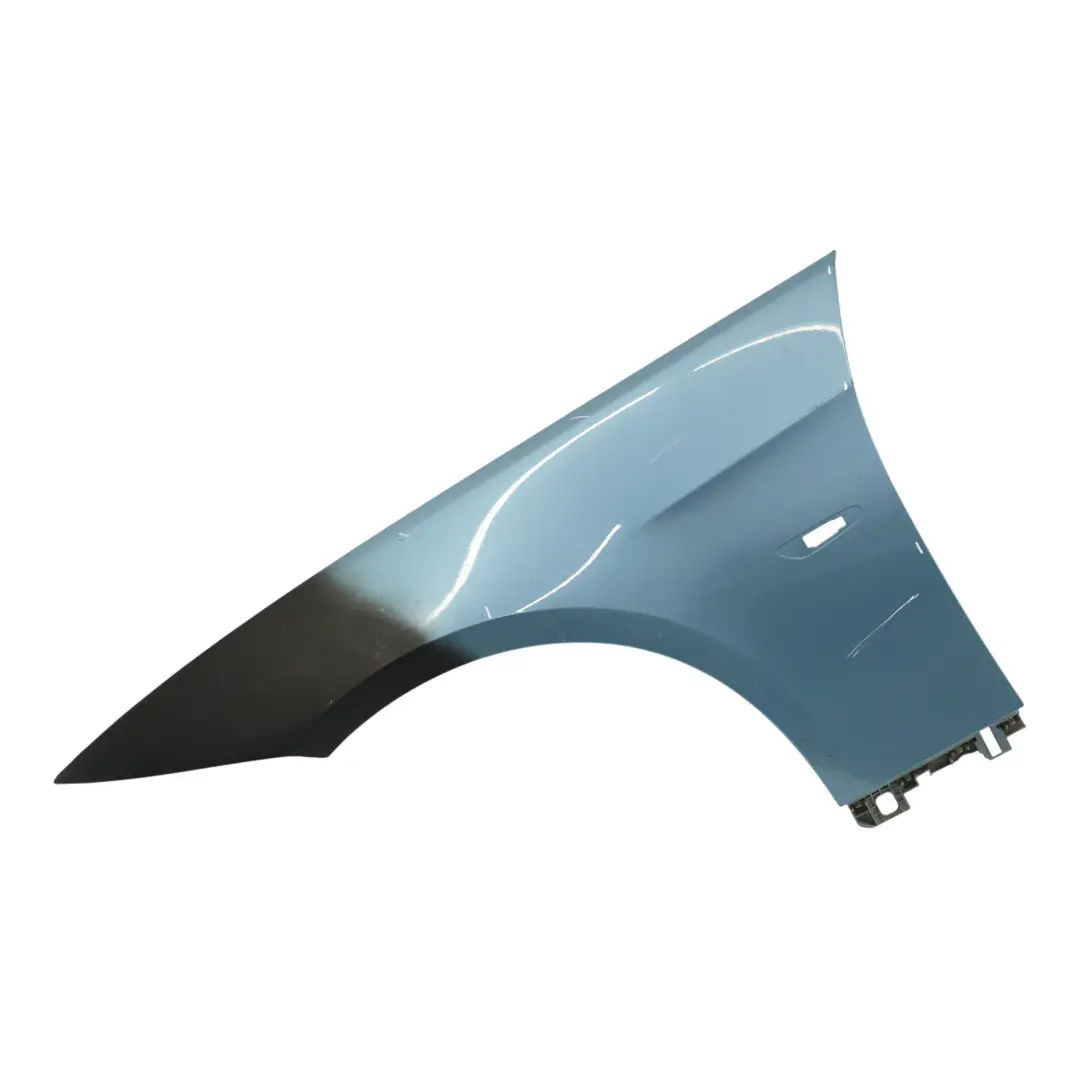 Side Panel Fender Wing Front Left N/S Atlantikblau Blue Metallic - A13 to BMW E92 with Part number 2155919 BMW E92 Side Panel Fender Wing Front Left N/S Atlantikblau Blue Metallic - A13 - SKU 2155919-ATL - Part number 2155919