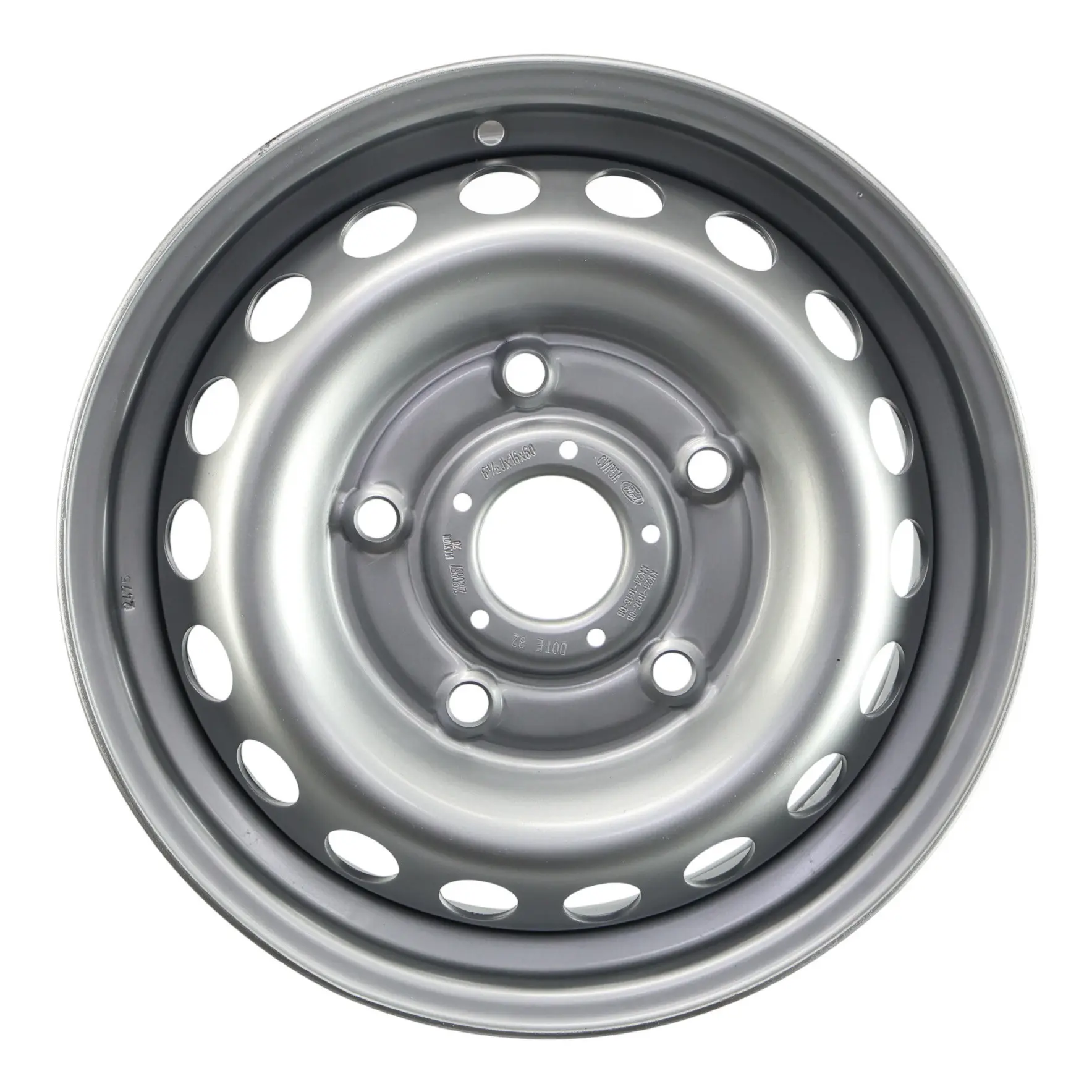 Ford Transit Custom Silver Steel Wheel Rim 16" 6.5J ET:60 2160857 KK21-1015-CB