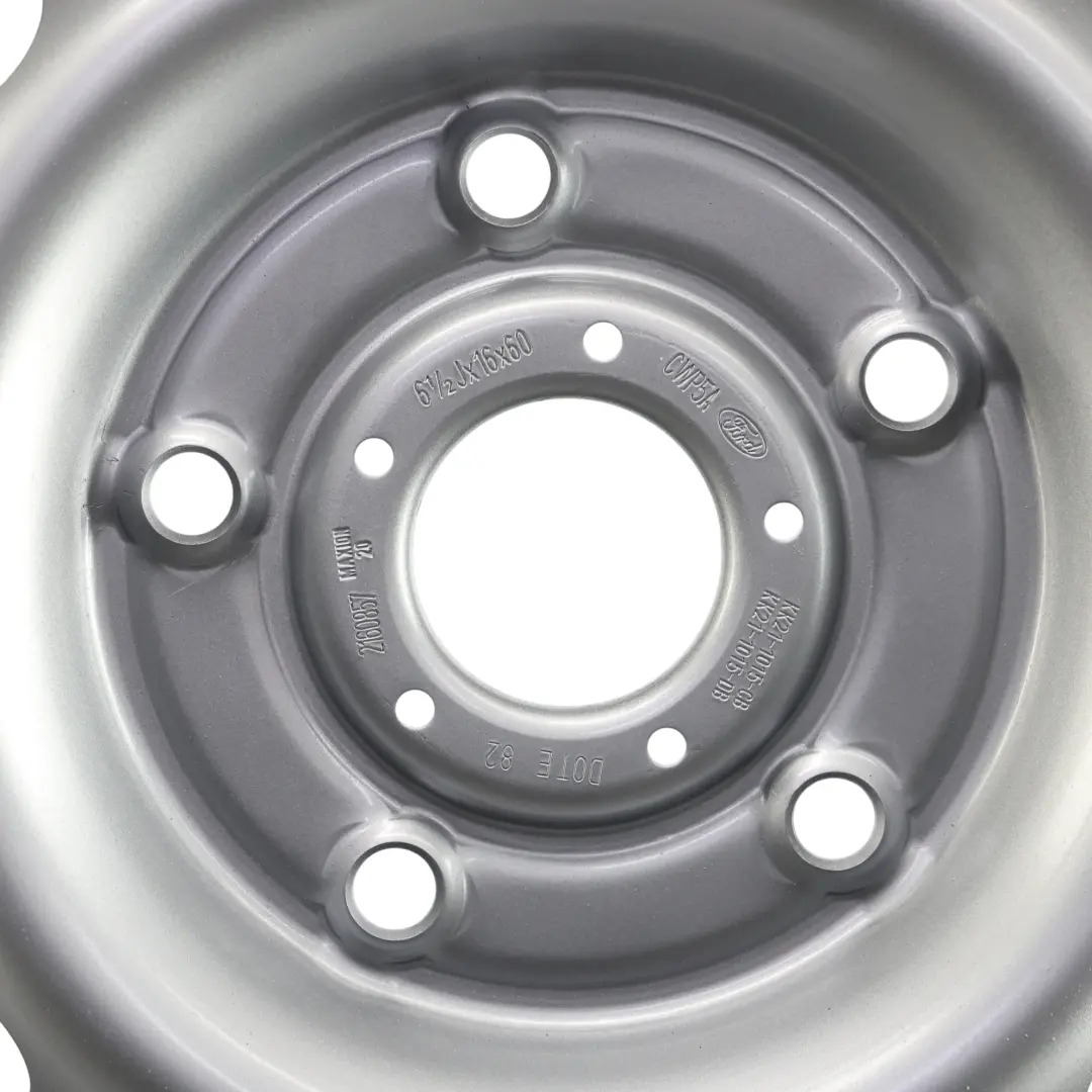 Ford Transit Custom Silber Stahlfelge 16" 6.5J ET:60 2160857 KK21-1015-CB - SKU 2160857-1 - Teilenummer 2160857-1