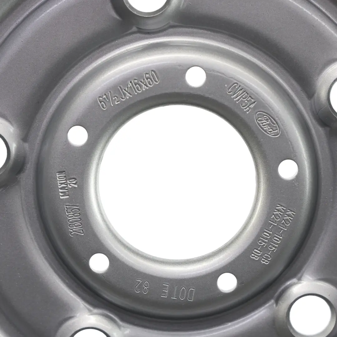 Silber Stahlfelge 16" 6.5J ET:60 2160857 KK21-1015-CB für Ford Transit Custom mit Teilenummer 2160857-1 Ford Transit Custom Silber Stahlfelge 16" 6.5J ET:60 2160857 KK21-1015-CB - SKU 2160857-1 - Teilenummer 2160857-1