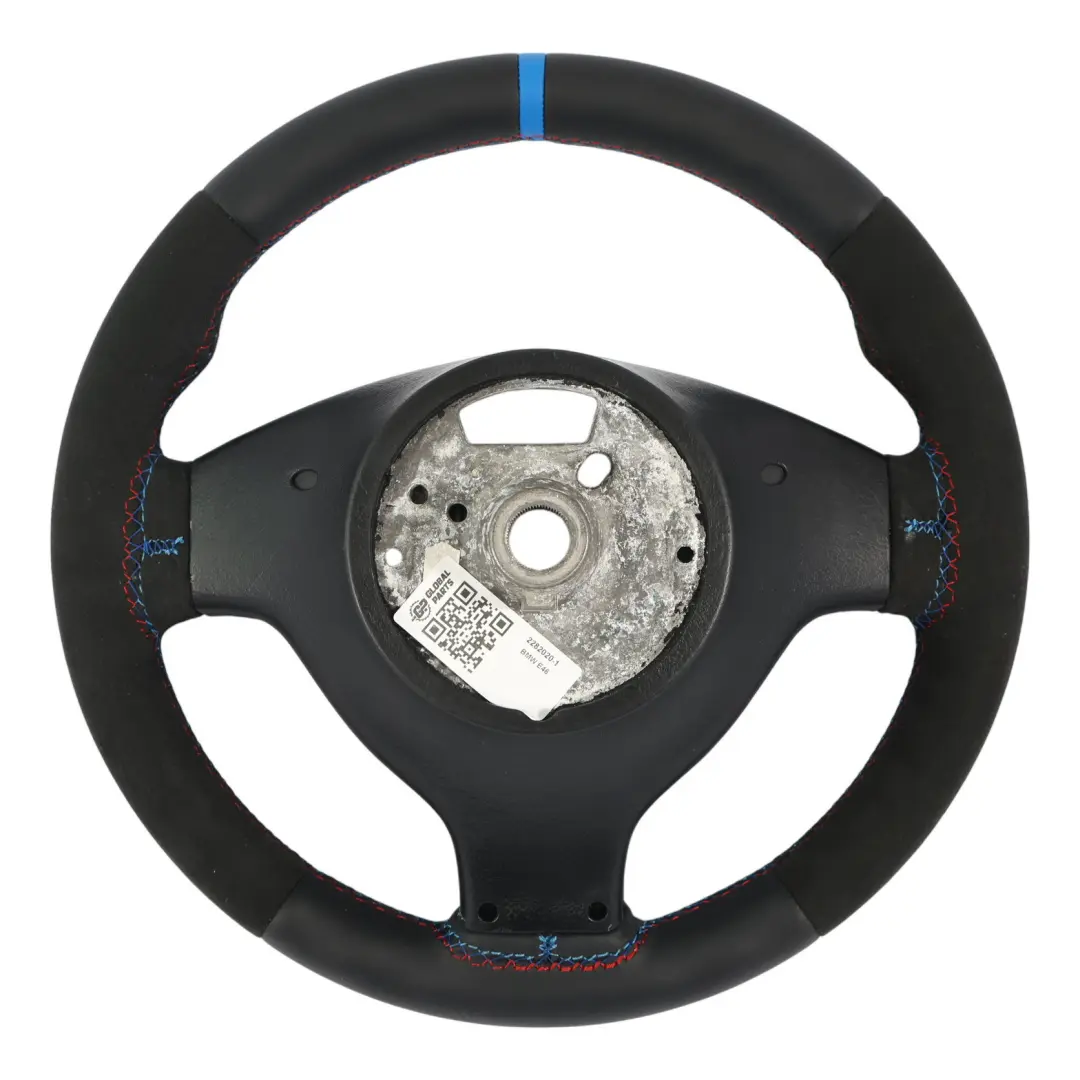 NUEVO Cuero / Alcántara M Sport Tricolor Volante para BMW E46 M3 E39 M5 con número de pieza 2282020 BMW E46 M3 E39 M5 NUEVO Cuero / Alcántara M Sport Tricolor Volante - SKU 2282020-1 - Número de pieza 2282020