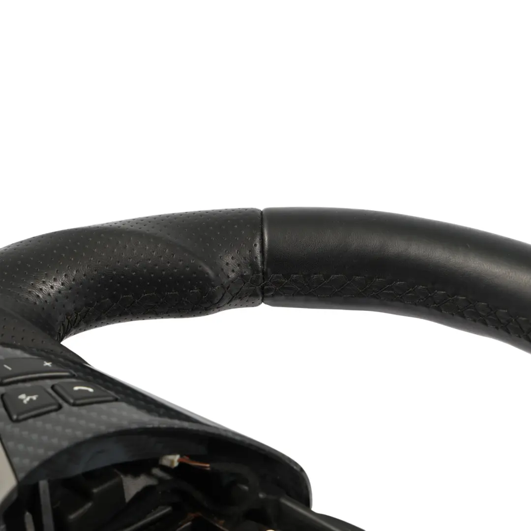 Steering Wheel Black Leather Flat Bottom Multifunction to BMW E60 E61 E63 E64 with Part number 2282751 BMW E60 E61 E63 E64 Steering Wheel Black Leather Flat Bottom Multifunction - SKU 2282751 - Part number 2282751