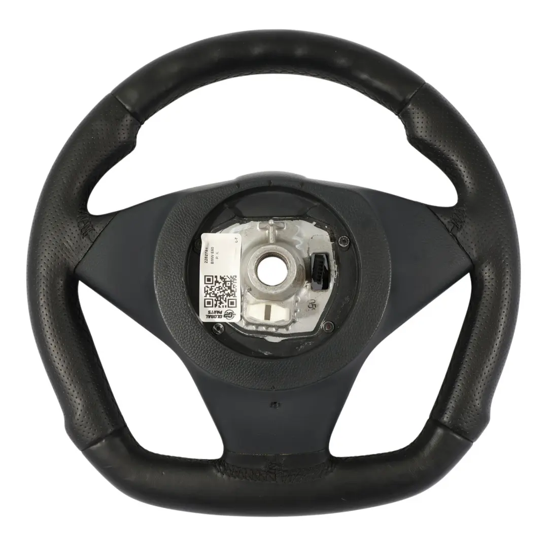 Kierownica Czarna Skóra Ścięta Multifunkcja do BMW E60 E61 E63 E64 o numerze 2282751 BMW E60 E61 E63 E64 Kierownica Czarna Skóra Ścięta Multifunkcja - SKU 2282751 - Numer Części 2282751