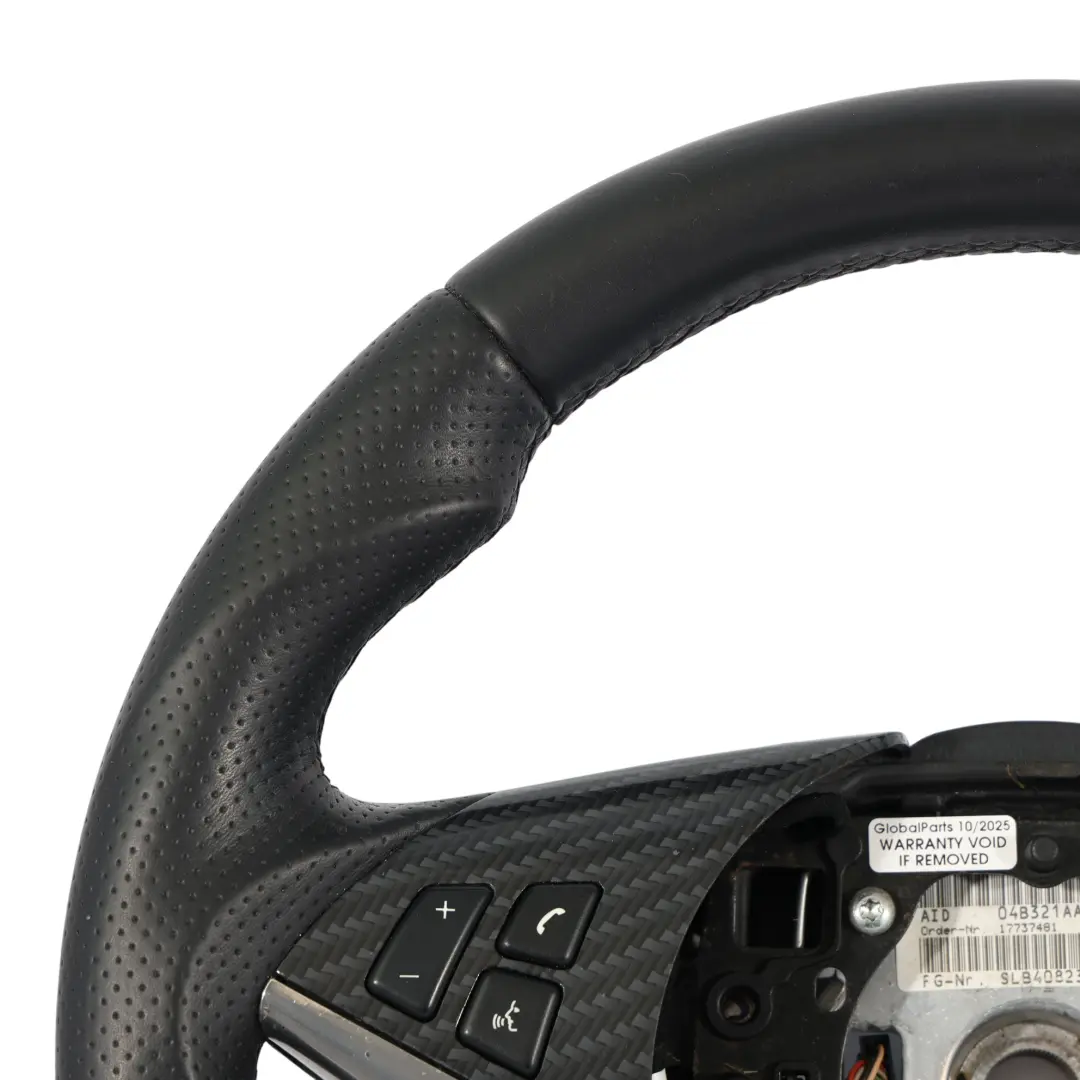 Lenkrad Schwarz Leder Flachboden Multifunktion für BMW E60 E61 E63 E64 mit Teilenummer 2282751 BMW E60 E61 E63 E64 Lenkrad Schwarz Leder Flachboden Multifunktion - SKU 2282751 - Teilenummer 2282751