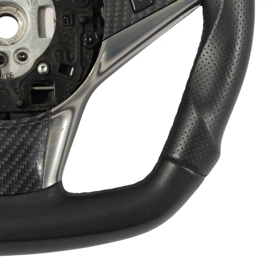 Cuero Negro Fondo Plano Multifunción para BMW E60 E61 E63 E64 Volante con número de pieza 2282751 BMW E60 E61 E63 E64 Volante Cuero Negro Fondo Plano Multifunción - SKU 2282751 - Número de pieza 2282751