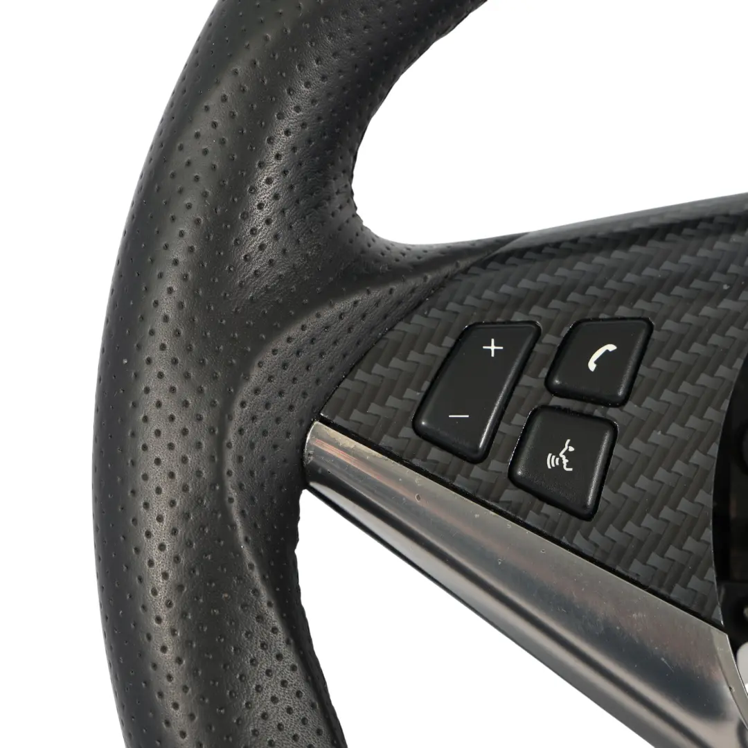 BMW E60 E61 E63 E64 Steering Wheel Black Leather Flat Bottom Multifunction - SKU 2282751 - Part number 2282751