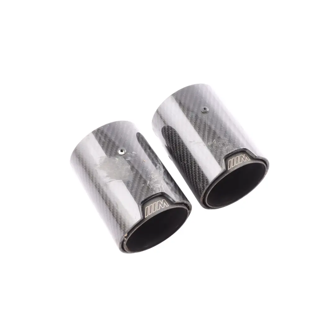 Carbon Exhaust Tail Pipe SET to BMW F87 M2 F80 M3 F82 M4 M Performance with Part number 2468411 BMW F87 M2 F80 M3 F82 M4 M Performance Carbon Exhaust Tail Pipe SET - SKU 2468411-4 - Part number 2468411