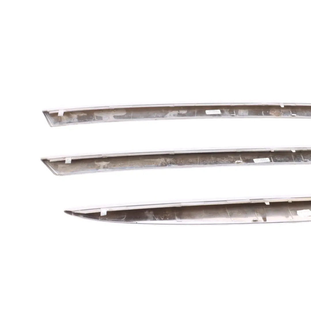 Front Grille Strip Trim Cover Panel Chrome SET to Mini Cooper R55 R56 R57 with Part number 2752363 Mini Cooper R55 R56 R57 Front Grille Strip Trim Cover Panel Chrome SET - SKU 2752363-5 - Part number 2752363