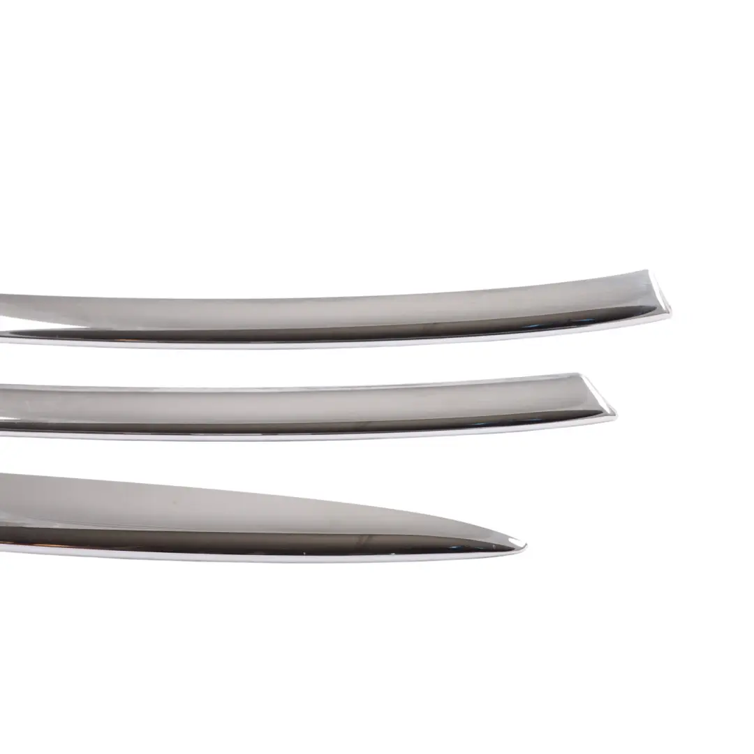 Front Grille Strip Trim Cover Panel Chrome SET to Mini Cooper R55 R56 R57 with Part number 2752363 Mini Cooper R55 R56 R57 Front Grille Strip Trim Cover Panel Chrome SET - SKU 2752363-5 - Part number 2752363