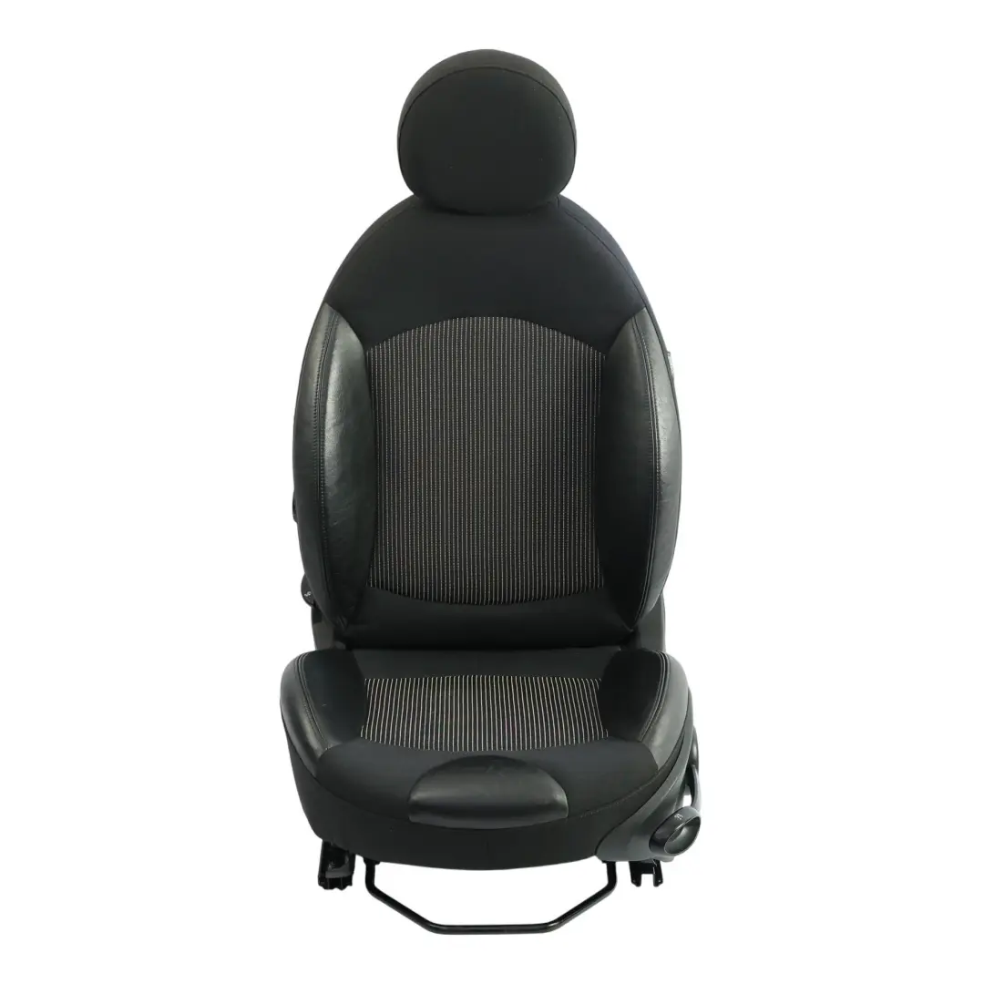 Mini Cooper R56 Sport Mezza Pelle Nero Interno Sedile Anteriore Sinistro N/S - SKU 2753491-1 - Numero di parte 2753491