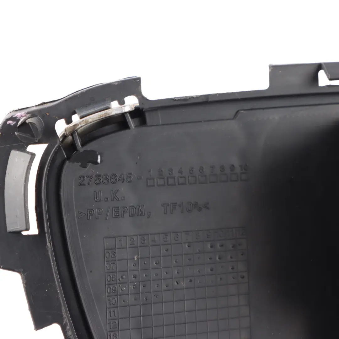 Front Bumper Bottom Trim Grille Panel Cover to Mini Cooper S R55 R56 R57 with Part number 2753645 Mini Cooper S R55 R56 R57 Front Bumper Bottom Trim Grille Panel Cover - SKU 2753645-2 - Part number 2753645