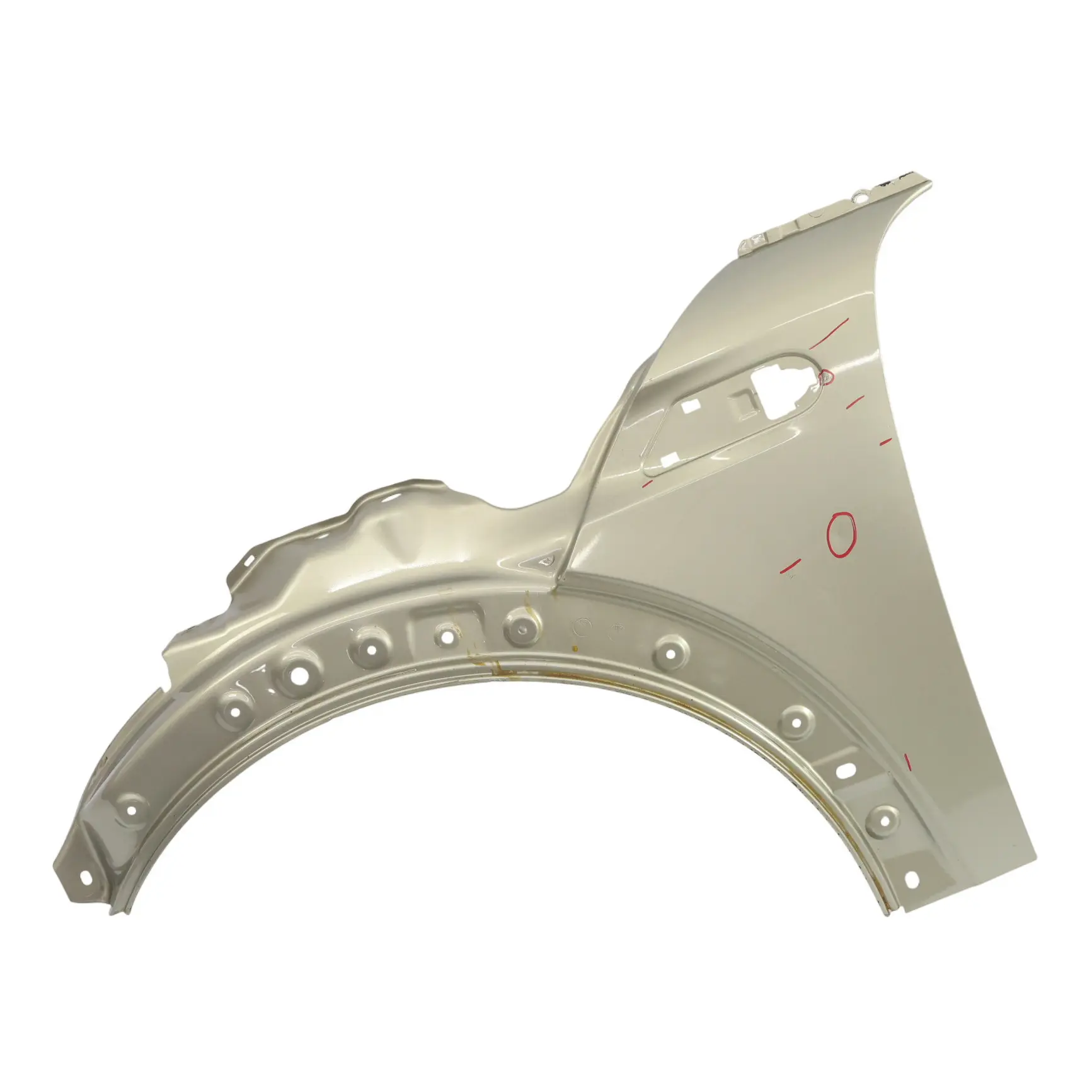 Mini R55 R56 R57 Pannello laterale ala anteriore sinistra Sparkling Silver - A60