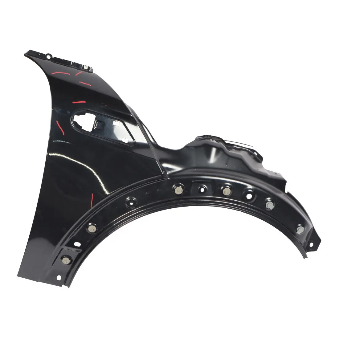 Mini R55 R56 R57 R58 Side Panel Front Right Wing O/S Astro Black Metallic - A25