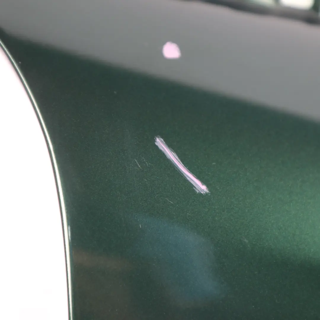 Side Wing Panel Front Right O/S Cover R55 British Racing Green II - B22 to Mini R56 with Part number 2754726 Mini R56 Side Wing Panel Front Right O/S Cover R55 British Racing Green II - B22 - SKU 2754726-BRGII1 - Part number 2754726