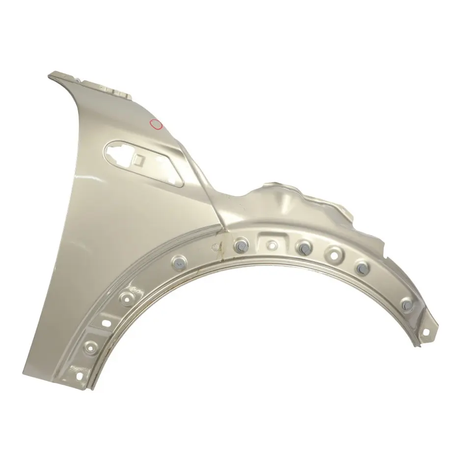 Panel Lateral Delantero Ala Derecha Sparkling Silver para Mini Cooper R55 R56 R57 R58 con número de pieza 2754726 Mini Cooper R55 R56 R57 R58 Panel Lateral Delantero Ala Derecha Sparkling Silver - SKU 2754726-SS - Número de pieza 2754726