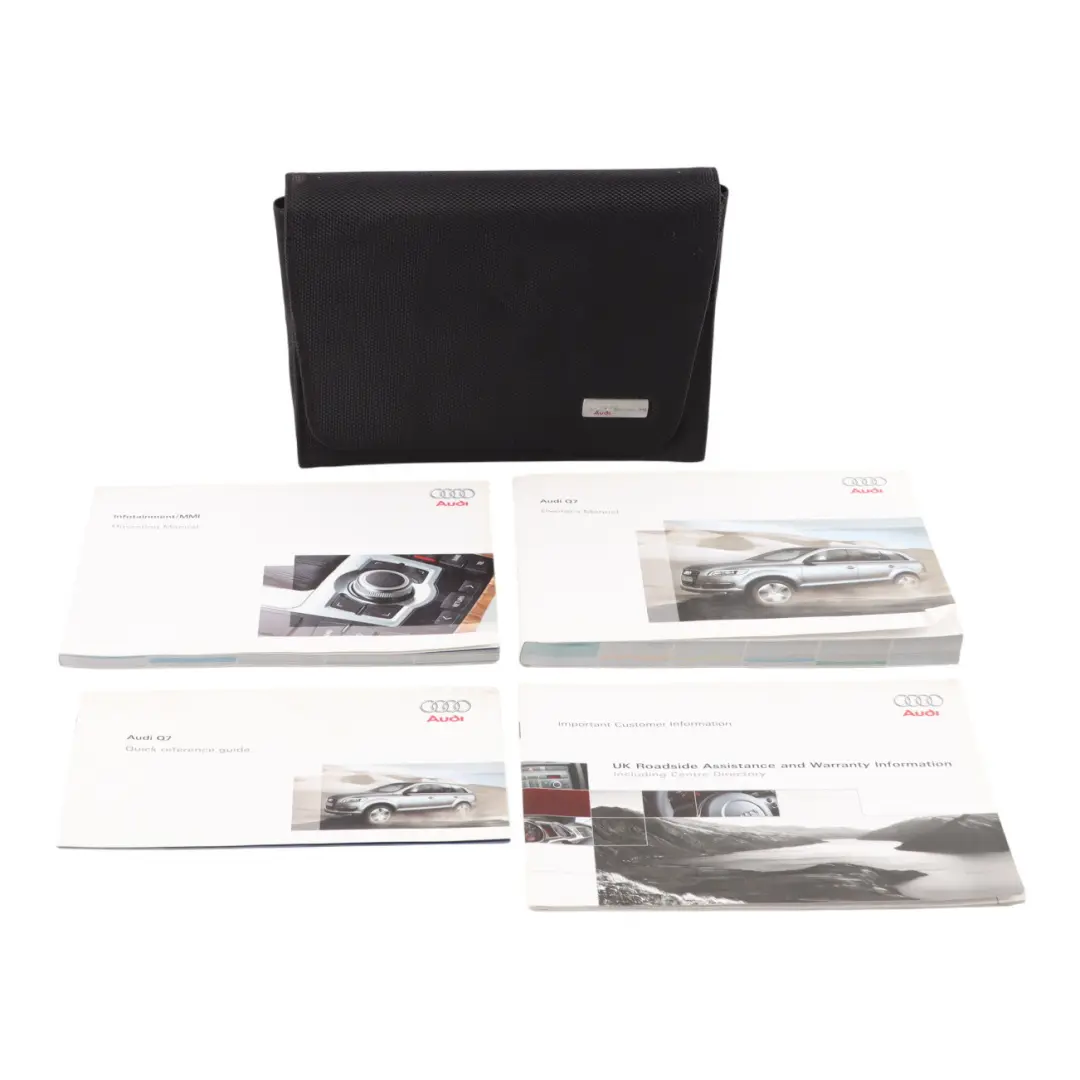 Audi Q7 4L Owner's Handbook Manual Booklet Case Set - SKU 2825614L020 - Part number 2825614L020