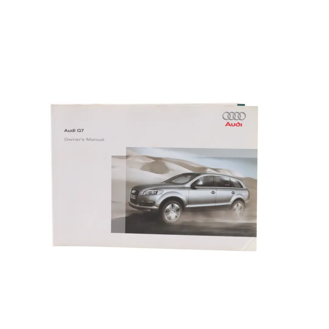 Audi Q7 4L Owner's Handbook Manual Booklet Case Set - SKU 2825614L020 - Part number 2825614L020