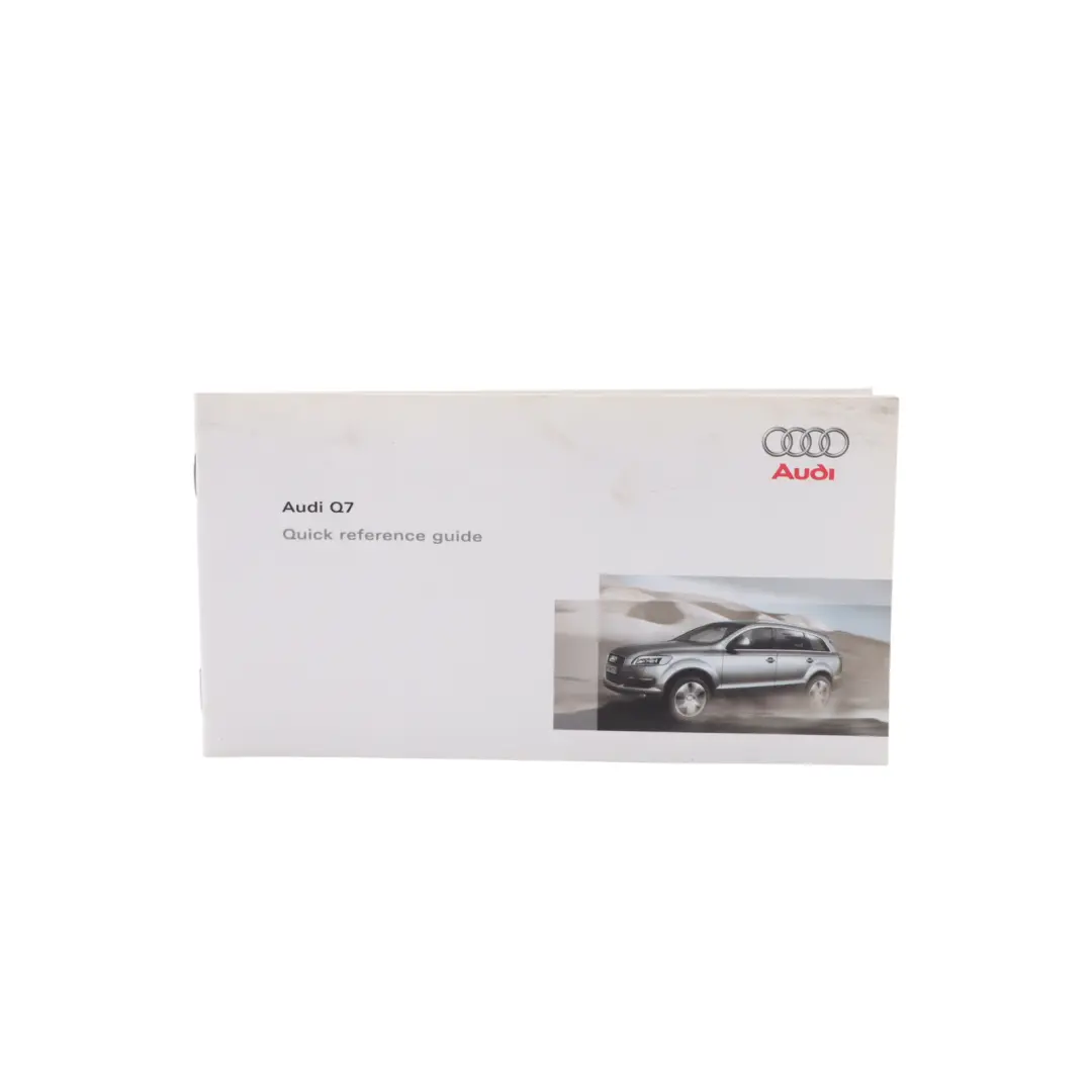 Audi Q7 4L Owner's Handbook Manual Booklet Case Set - SKU 2825614L020 - Part number 2825614L020