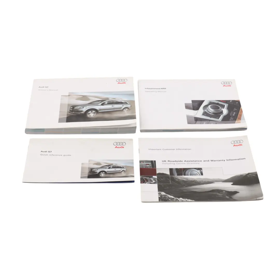 Audi Q7 4L Owner's Handbook Manual Booklet Case Set - SKU 2825614L020 - Part number 2825614L020