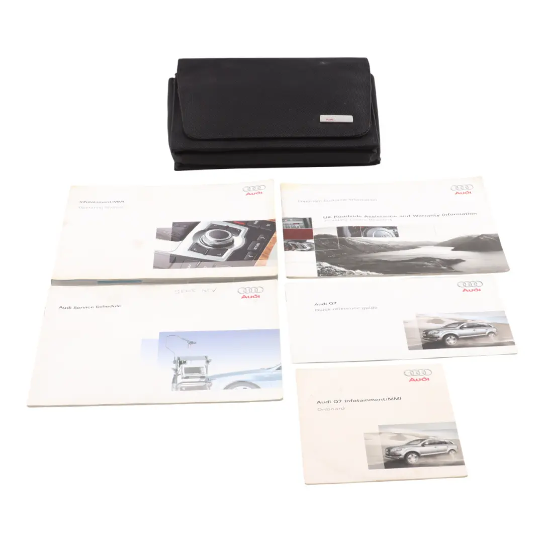 Owner's Handbook Manual Service Booklet Pouch Case Wallet Set to Audi Q7 4L with Part number 28256274220 Audi Q7 4L Owner's Handbook Manual Service Booklet Pouch Case Wallet Set - SKU 28256274220 - Part number 28256274220