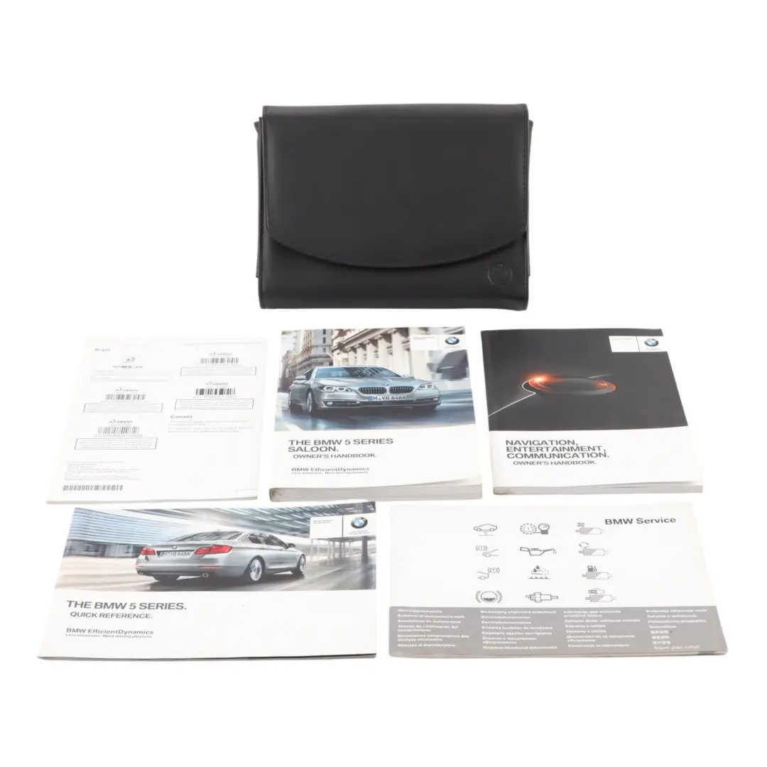 BMW F10 LCI Owner Handbook Book Instructions Manual Case Wallet Bookcase - SKU 2911155 - Part number 2911155