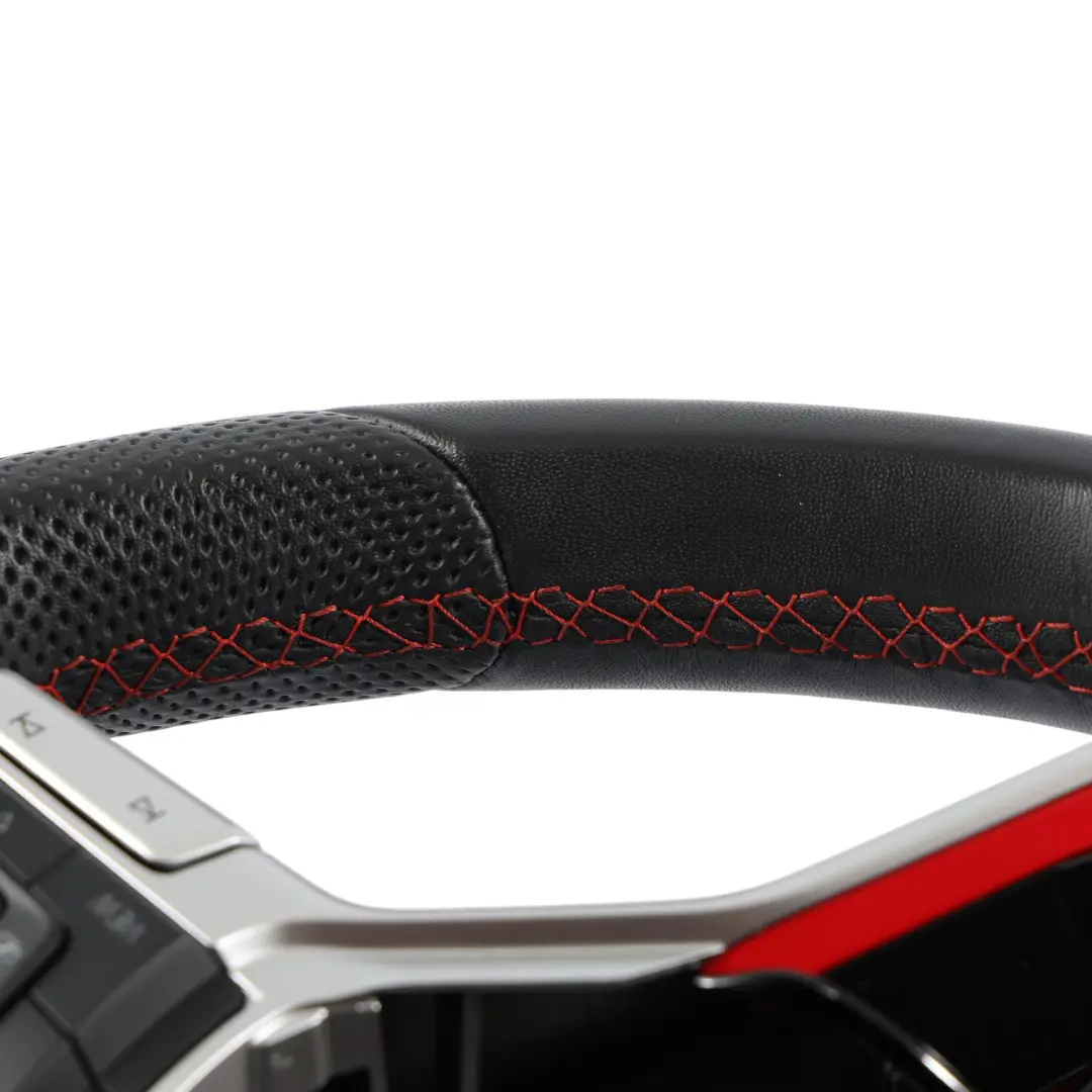 VW Volkswagen Polo Mk6 GTI Steering Wheel Black Leather Multifunction - SKU 2G0419089N - Part number 2G0419089N