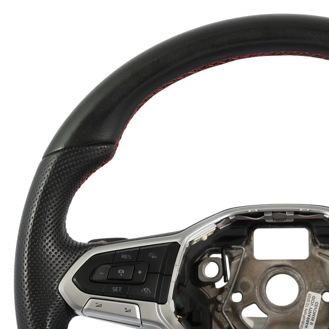 VW Volkswagen Polo Mk6 GTI Steering Wheel Black Leather Multifunction - SKU 2G0419089N - Part number 2G0419089N