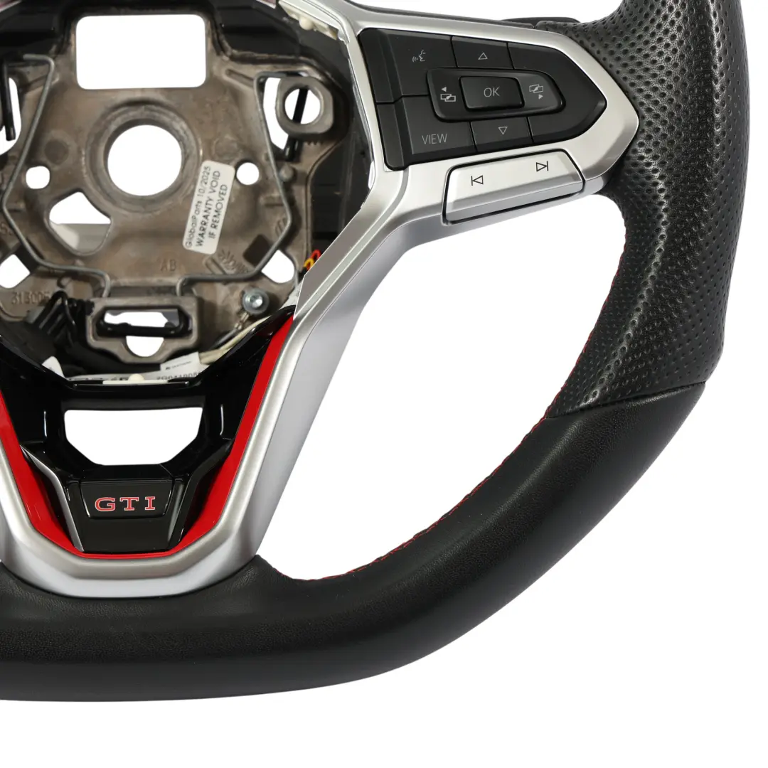 VW Volkswagen Polo Mk6 GTI Lenkrad Schwarz Leder Multifunktion - SKU 2G0419089N - Teilenummer 2G0419089N