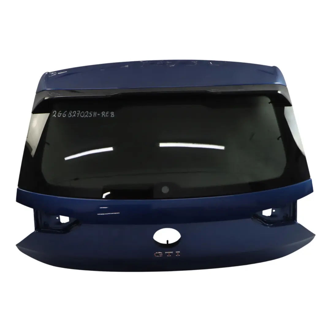 Volkswagen VW Polo Mk6 Tailgate Boot Trunk Lid Rear Reef Blue Metallic - B5K - SKU 2G6827025H-REB - Part number 2G6827025H
