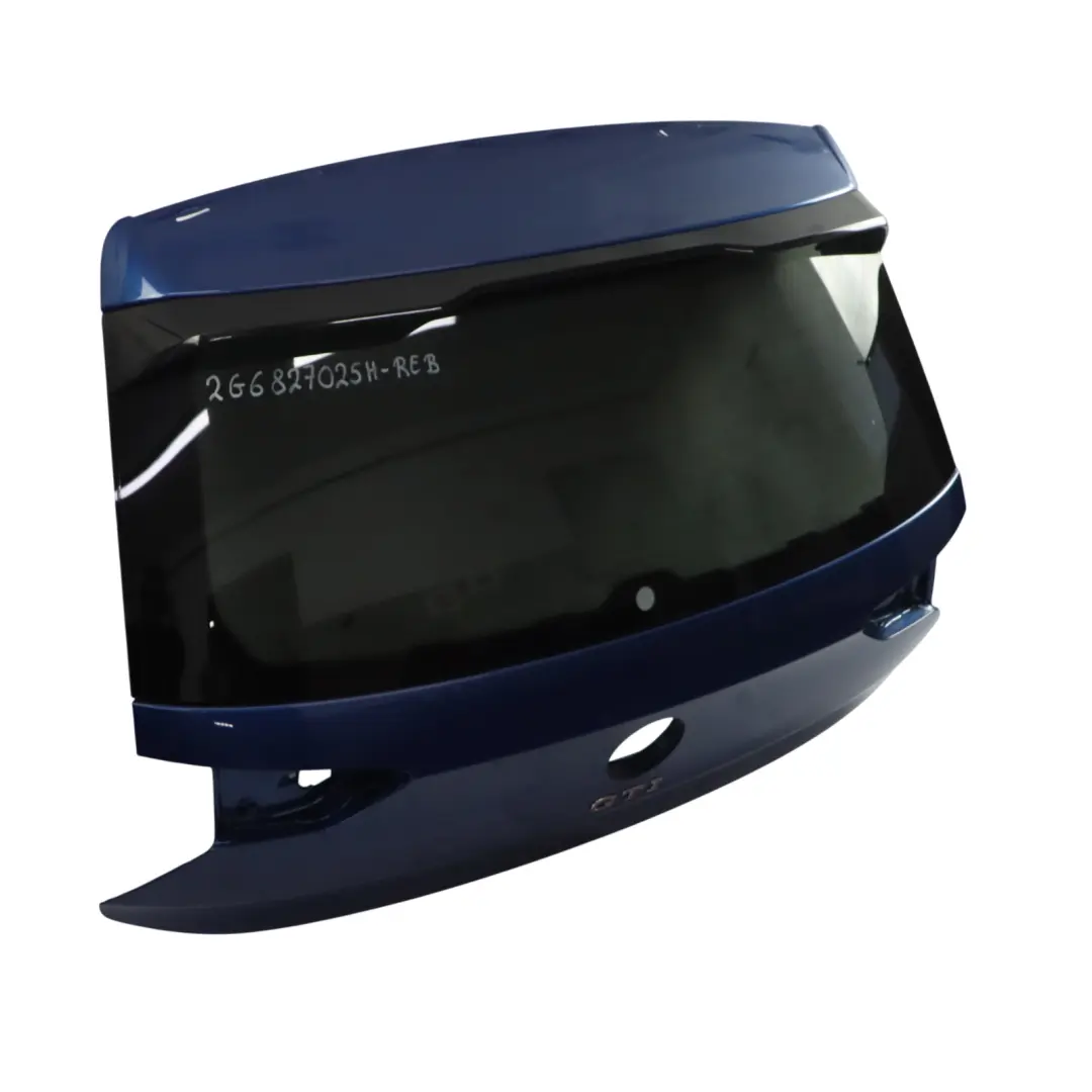 Volkswagen VW Polo Mk6 Tailgate Boot Trunk Lid Rear Reef Blue Metallic - B5K - SKU 2G6827025H-REB - Part number 2G6827025H