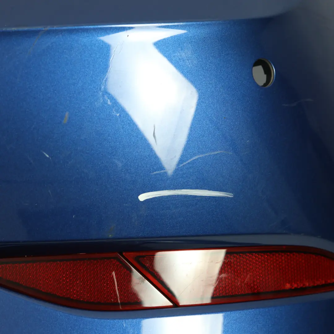 Volkswagen VW Polo Mk6 GTI Rear Bumper Trim Panel Cover Reef Blue Metallic - B5K - SKU 2GS807417T-REB - Part number 2GS807417T