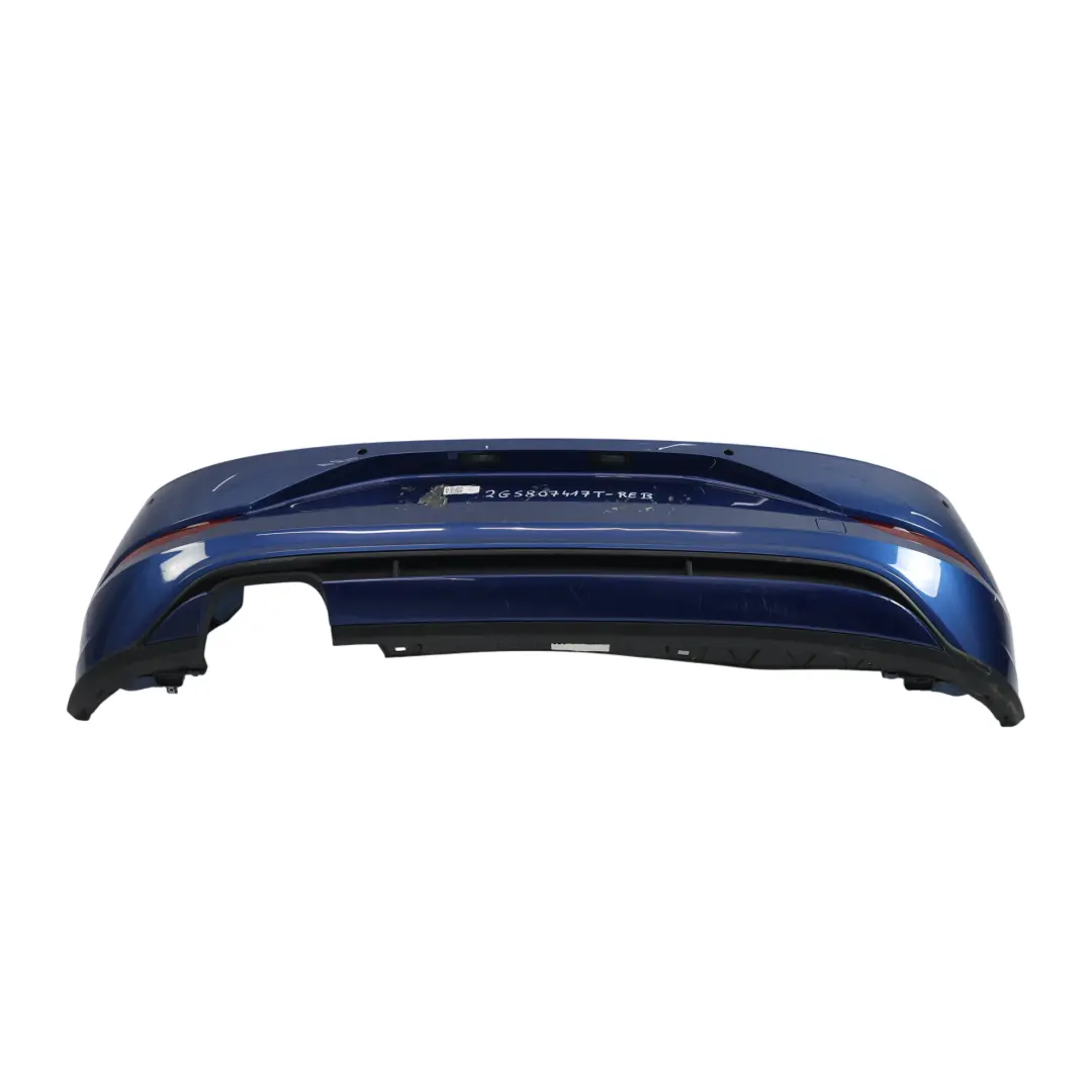 Mk6 GTI Rear Bumper Trim Panel Cover Reef Blue Metallic - B5K to Volkswagen VW Polo with Part number 2GS807417T Volkswagen VW Polo Mk6 GTI Rear Bumper Trim Panel Cover Reef Blue Metallic - B5K - SKU 2GS807417T-REB - Part number 2GS807417T