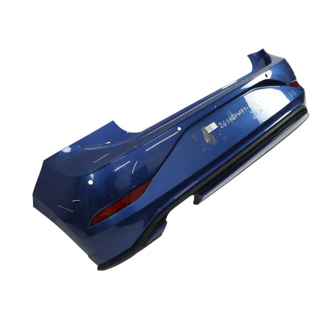 Mk6 GTI Rear Bumper Trim Panel Cover Reef Blue Metallic - B5K to Volkswagen VW Polo with Part number 2GS807417T Volkswagen VW Polo Mk6 GTI Rear Bumper Trim Panel Cover Reef Blue Metallic - B5K - SKU 2GS807417T-REB - Part number 2GS807417T