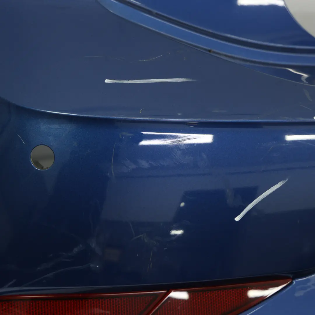 Volkswagen VW Polo Mk6 GTI Rear Bumper Trim Panel Cover Reef Blue Metallic - B5K - SKU 2GS807417T-REB - Part number 2GS807417T
