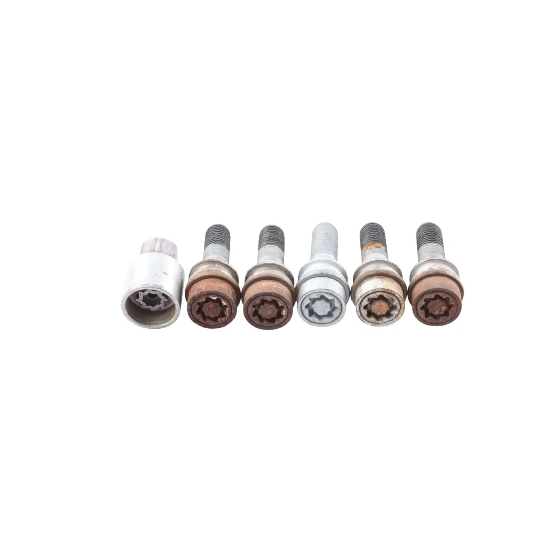 7L Locking Wheel Bolt Stud Nuts Set Kit M14 to VW Volkswagen Touareg with Part number 2H0698137 VW Volkswagen Touareg 7L Locking Wheel Bolt Stud Nuts Set Kit M14 - SKU 2H0698137 - Part number 2H0698137