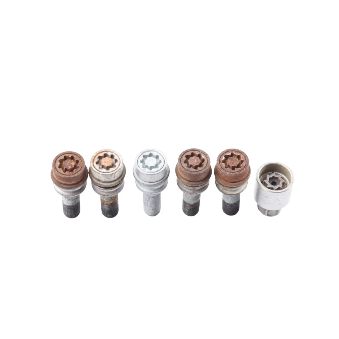 7L Locking Wheel Bolt Stud Nuts Set Kit M14 to VW Volkswagen Touareg with Part number 2H0698137 VW Volkswagen Touareg 7L Locking Wheel Bolt Stud Nuts Set Kit M14 - SKU 2H0698137 - Part number 2H0698137