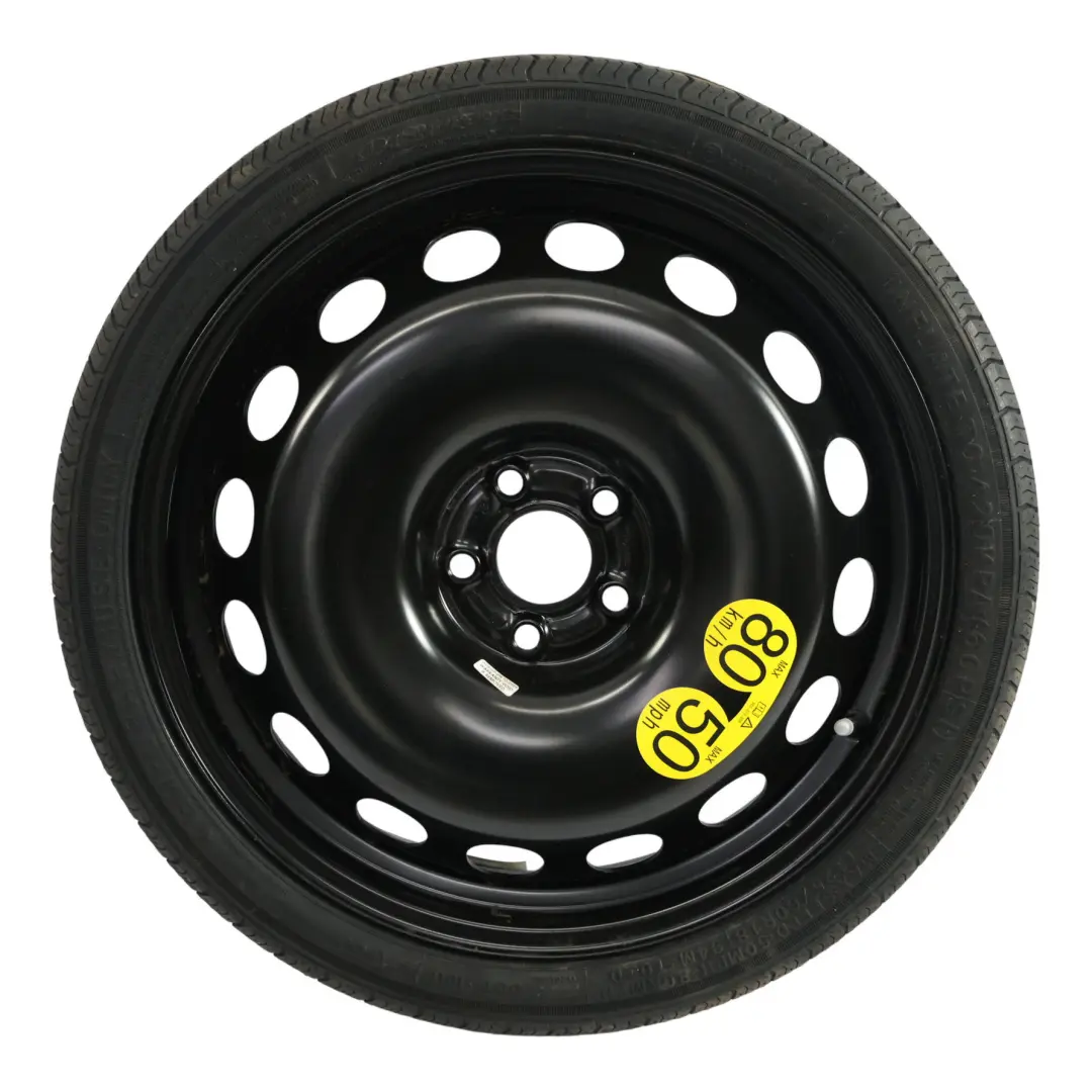 VW Polo Mk6 Ruota Scorta Salvaspazio Acciaio R18 3.5J ET:38 125/60 - SKU 2Q0601027AR - Numero di parte 2Q0601027AR