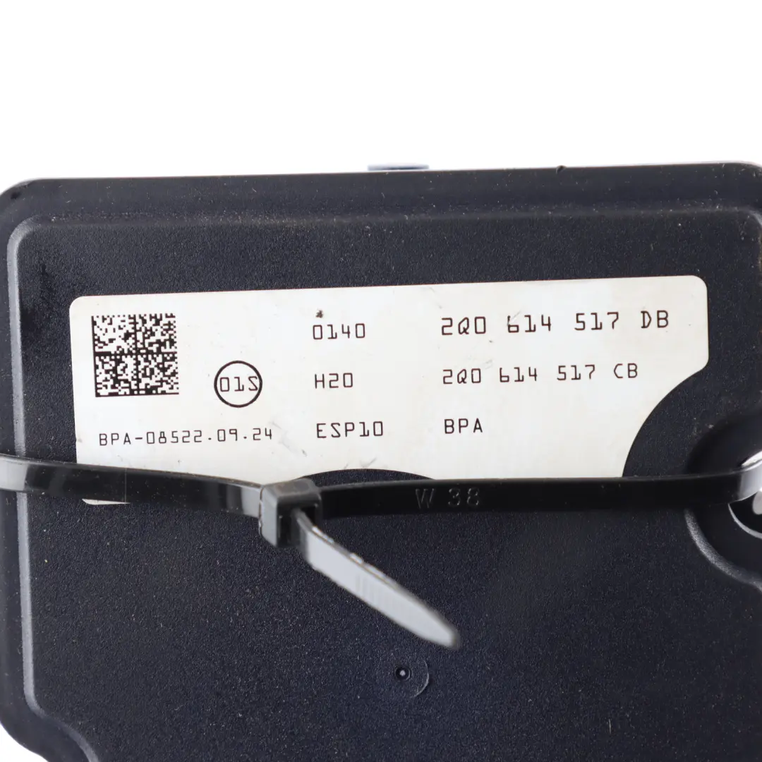 Mk5 V ABS Pump Brake Control Unit Module to Seat Ibiza with Part number 2Q0614517DB Seat Ibiza Mk5 V ABS Pump Brake Control Unit Module - SKU 2Q0614517DB - Part number 2Q0614517DB